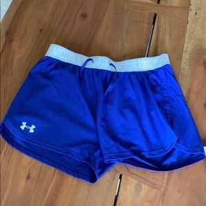 Under armor blue shorts
